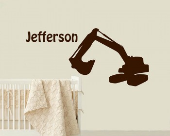 Rooter Customized Name Children Wall Decals Baby Nursery Name Wall Stickers